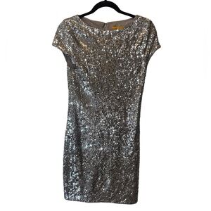 Alice + Olivia Sherry Tulle Sequin Dress S/M